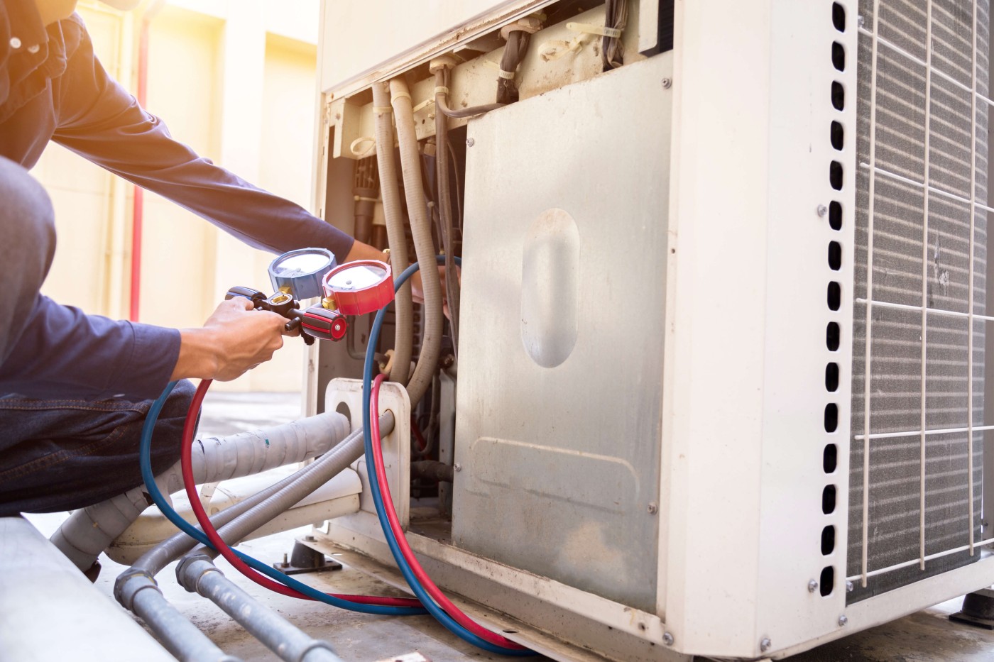 Facilities maintenance - adjusting HVAC